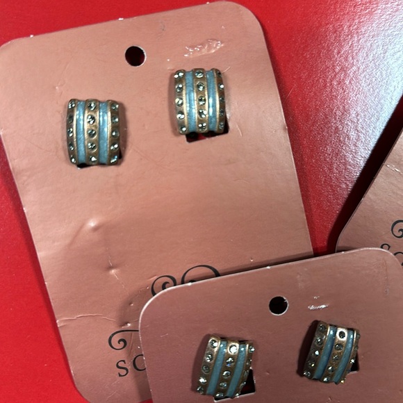 Longaberger So Rachel splint earrings. 4pr available. - Picture 2 of 5